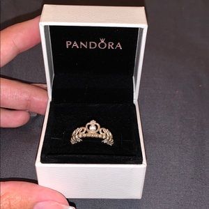 Pandora princess promise ring